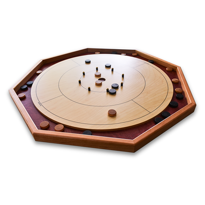 Le Bircher Baltique par Crokinole Canada - Grand Ensemble de Jeu de Crokinole Traditionnel