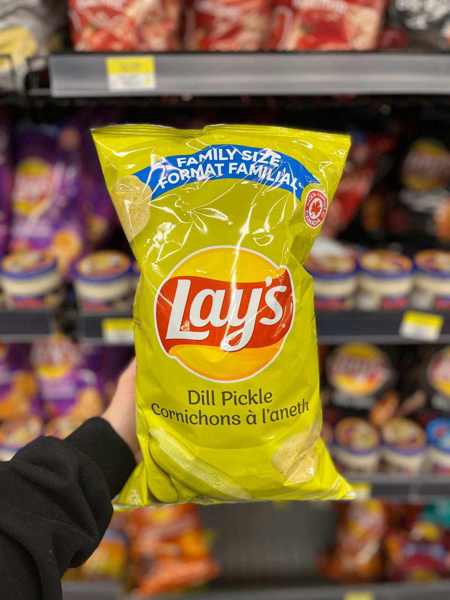 LAY'S CORNICHON FORMAT FAMILIAL (CANADA) - 235g