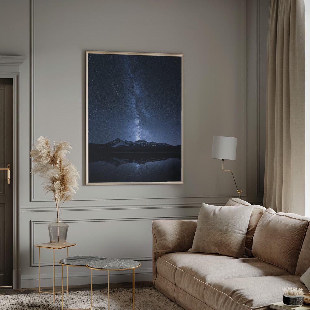 Art mural Reflet de galaxies
