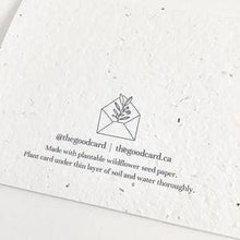 Carte de vœux à planter - Félicitations