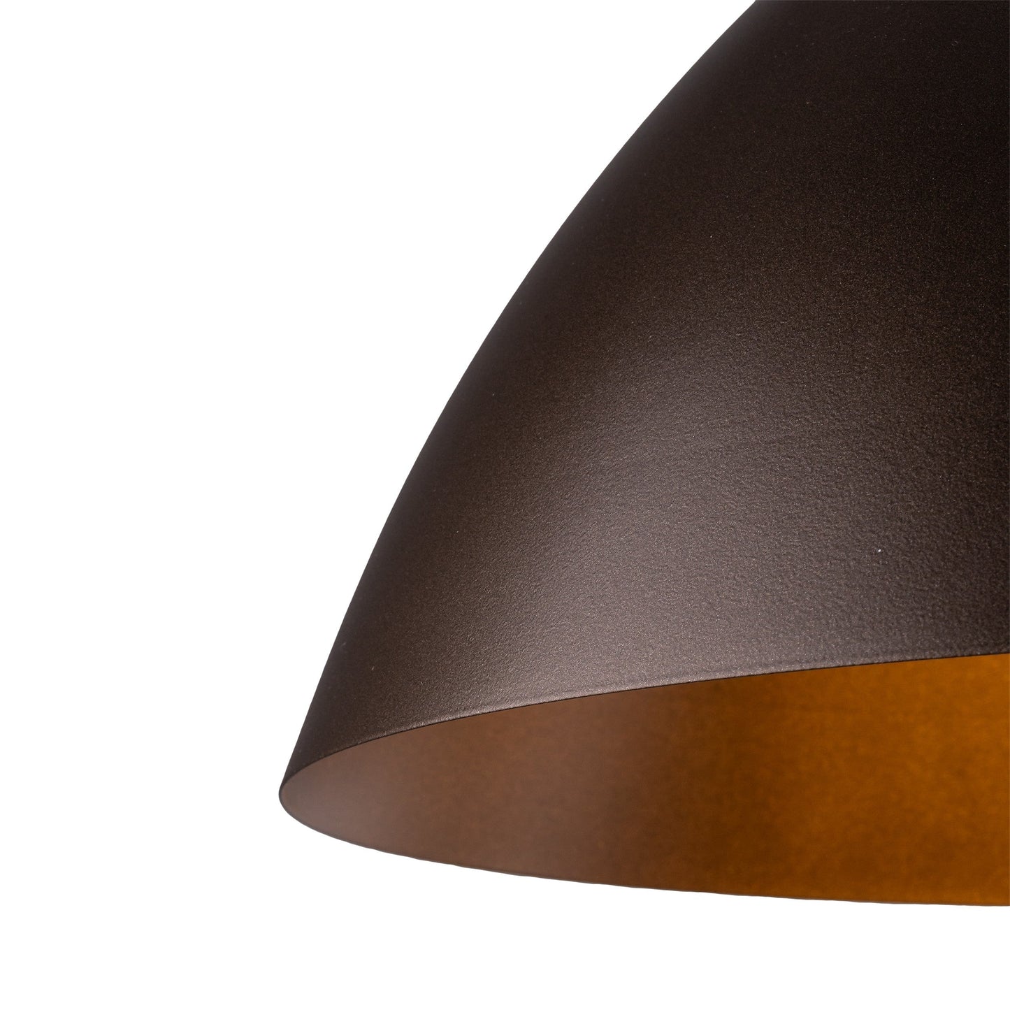 Suspension grande coupole FARO pour îlot de cuisine et table à manger