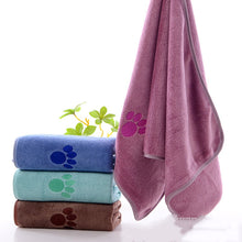 Serviette de bain séchage rapide en polyester pour animaux de compagnie (chat et chien)