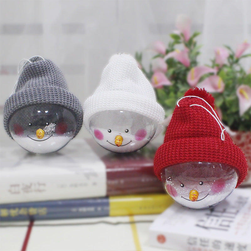 Snowman Christmas Ball Ornaments