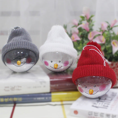 Snowman Christmas Ball Ornaments