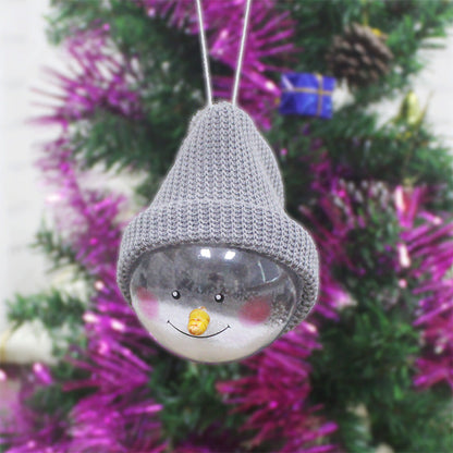 Snowman Christmas Ball Ornaments