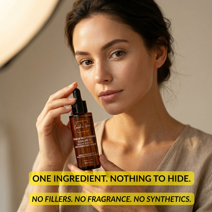 Canadian Grace Premium Mediterranean Squalane Oil | Pre-Makeup Ritual Oil for Smooth, Hydrated Skin
