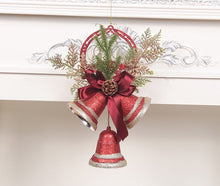 Christmas Bell Ornaments, Pearlescent Paper Tree Decorations