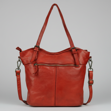 MET Leather Handbag for Women. Tote with Adjustable Dual Handles