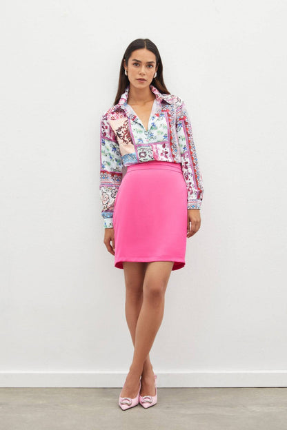 Classic Patterned Shirt - Pink