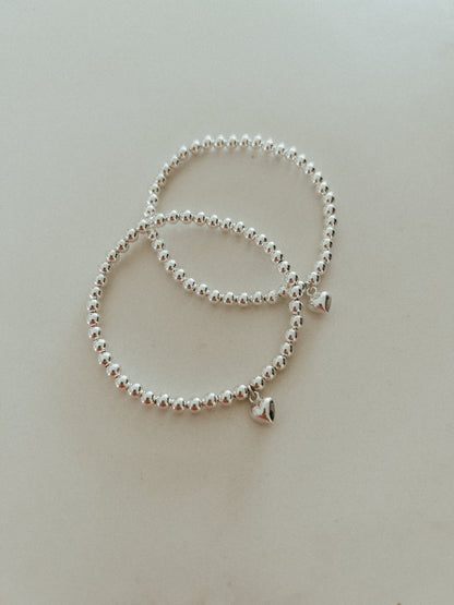 Bracelet Amore en argent sterling de 4 mm