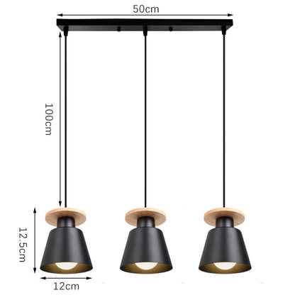 Plafonnier lustre LED moderne – Lampe suspendue rétro européenne en fer pour salle à manger, chambre et salon
