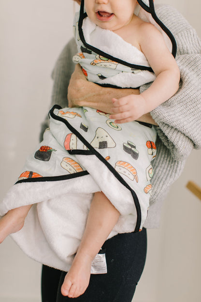 Hooded Towel Set - Sushi