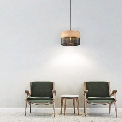 Suspension tambour scandinave Nicol pour salle à manger et chambre à coucher