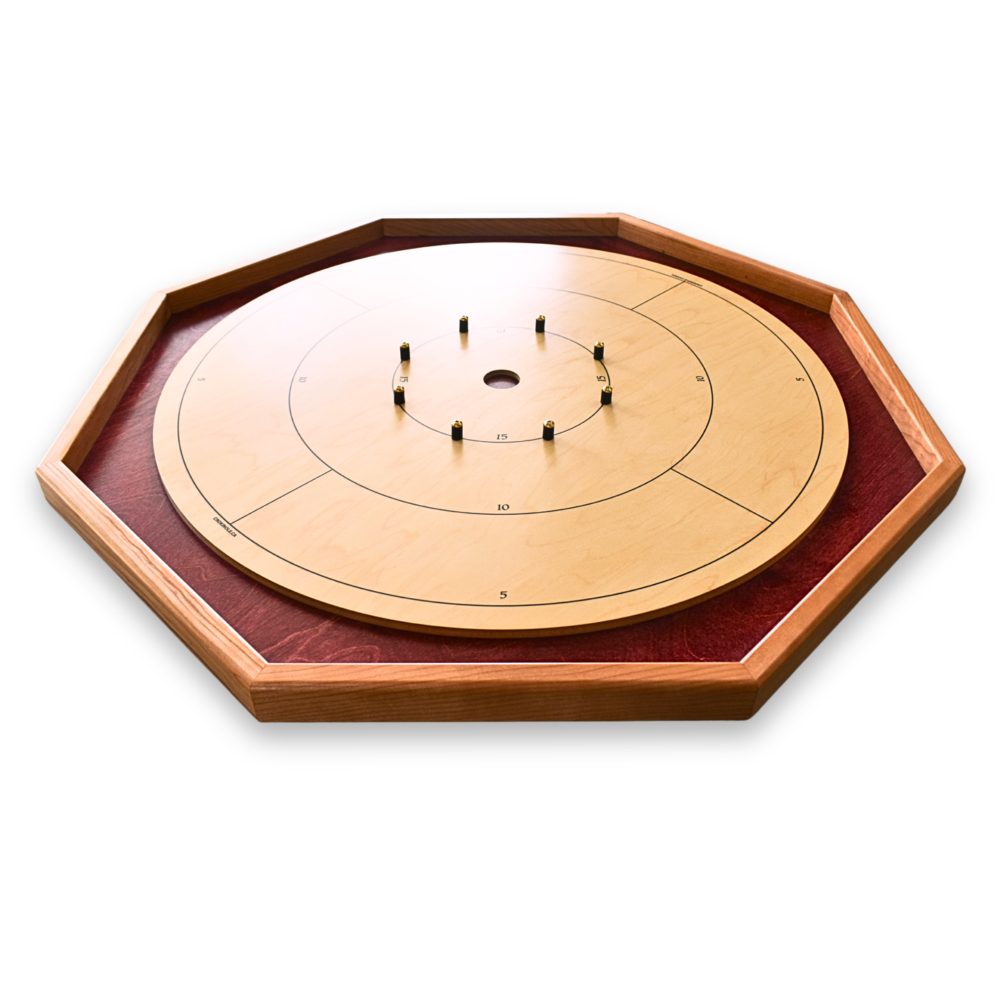 Le Baltic Bircher par Crokinole Canada - Grand Jeu de Crokinole Traditionnel (Avec Numéros)