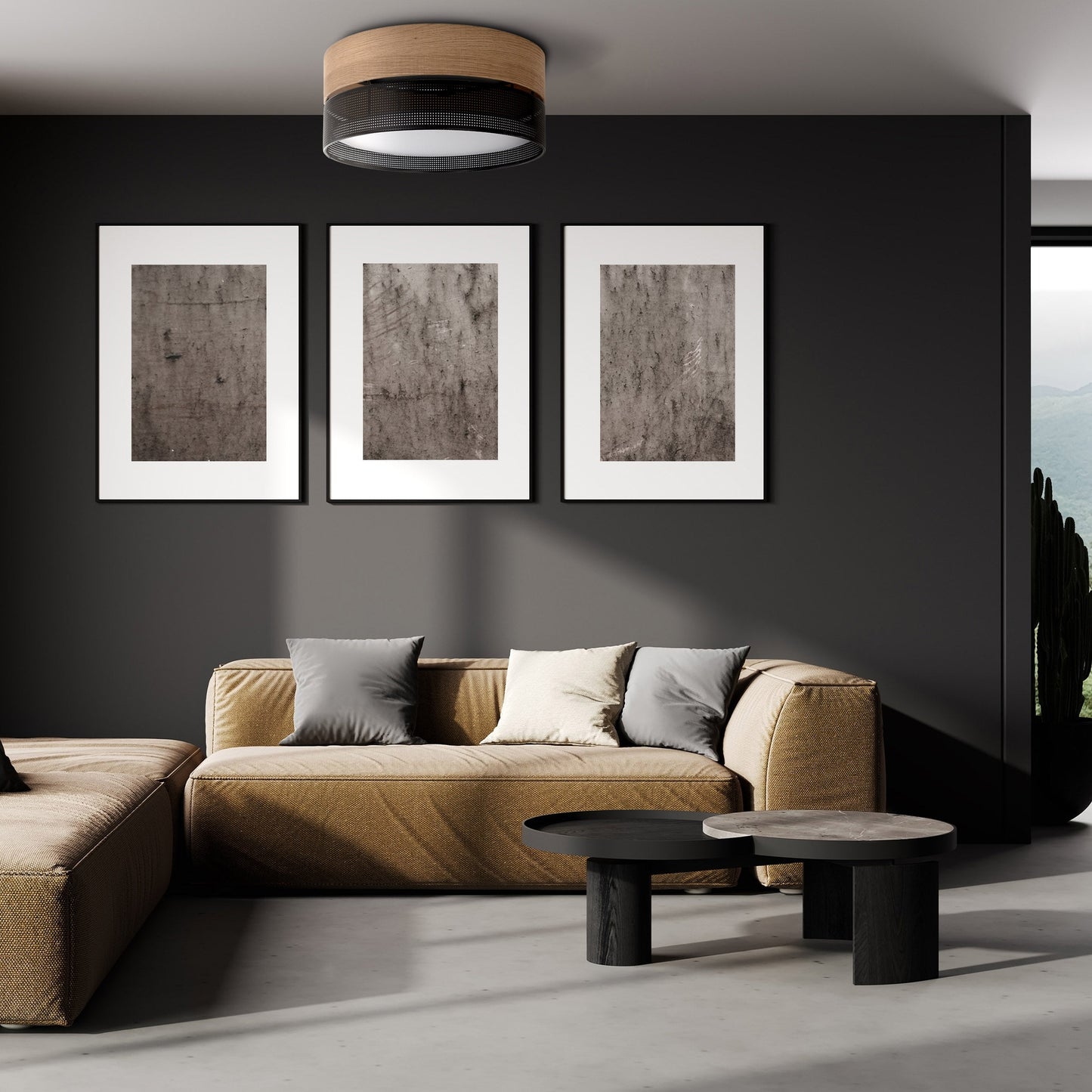 Plafonnier NICOL scandinave pour couloir, chambre et cuisine