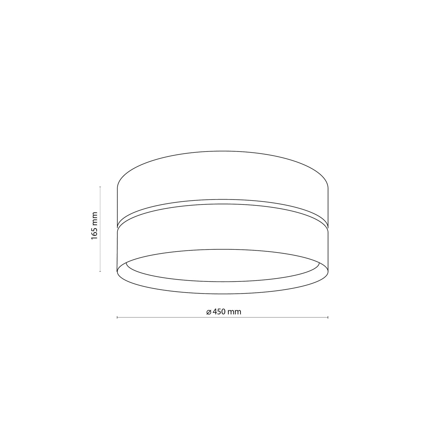 Plafonnier NICOL scandinave pour couloir, chambre et cuisine