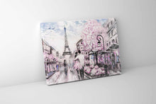 Joli Paris rose - Décoration murale en toile - Art mural