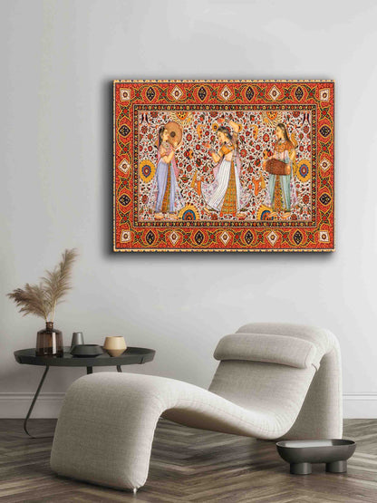 Décoration murale-Rajasthan-Toile imprimée-Œuvre d'art classique
