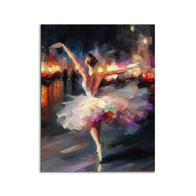 Impression sur toile Danseuse élégante Empâtement - Art figuratif - Décoration murale