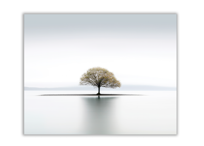 Impression sur toile-Solitude-Décoration murale