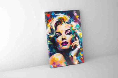 Marilyn Toile-Décor mural-Beaux-Arts-Vernis doré