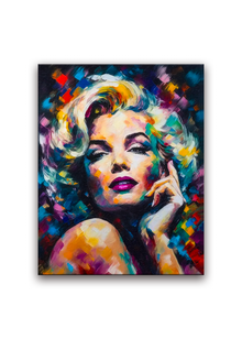 Marilyn Toile-Décor mural-Beaux-Arts-Vernis doré