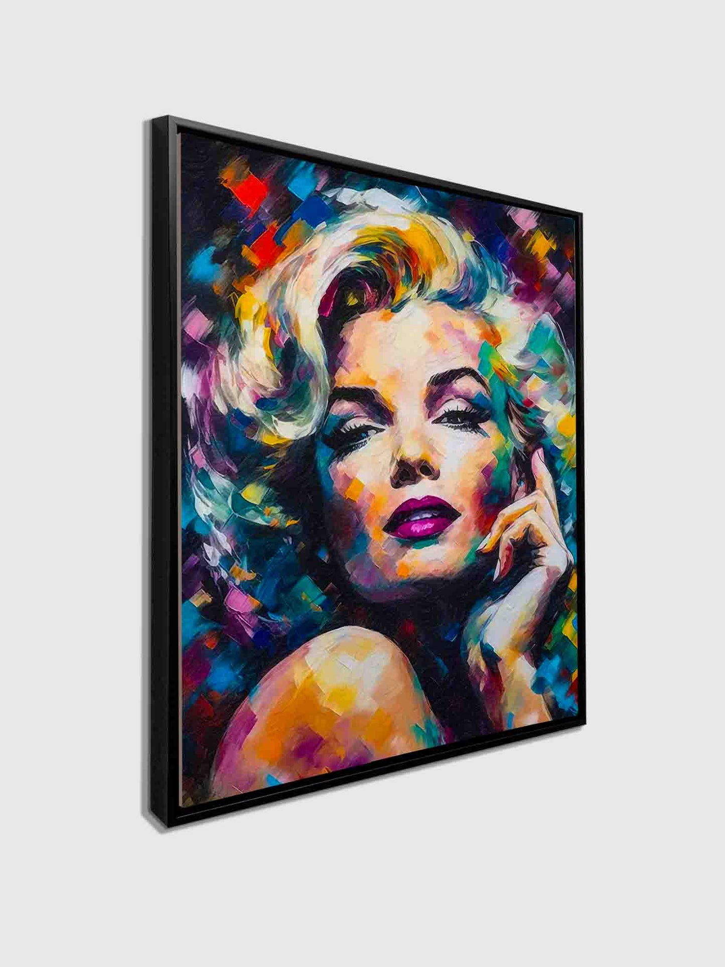 Marilyn Toile-Décor mural-Beaux-Arts-Vernis doré