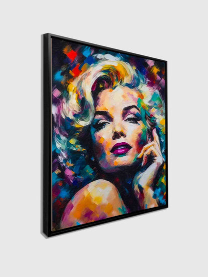Marilyn Toile-Décor mural-Beaux-Arts-Vernis doré