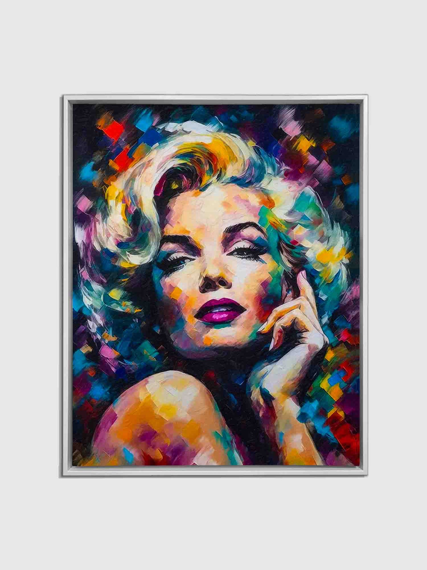 Marilyn Toile-Décor mural-Beaux-Arts-Vernis doré
