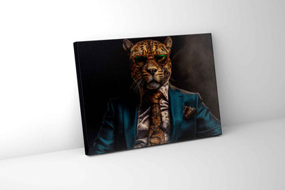 Impression sur toile - Chef Léopard - Décoration murale