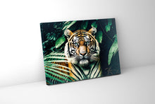 Impression sur toile-Le Tigre-Vernis or