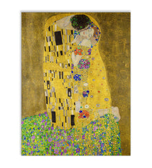 Décoration murale "Le Baiser" Art-Vernis doré