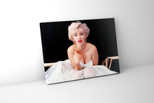 Marilyn en robe blanche - Décoration murale - Beaux-arts - Vernis diamant