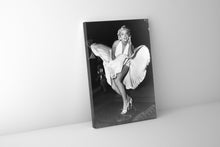Art Mural - Scène emblématique de Marilyn en robe blanche - Impression sur toile