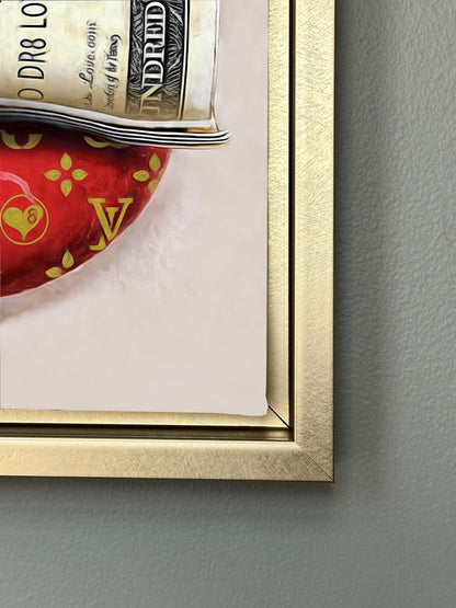 Tableau mural en toile « Mettez la main à la poche » Décoration murale