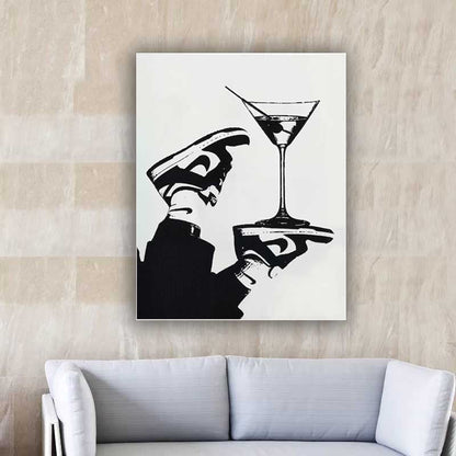 Art Mural - à l'envers - Imprimé sur toile - Décoration artistique