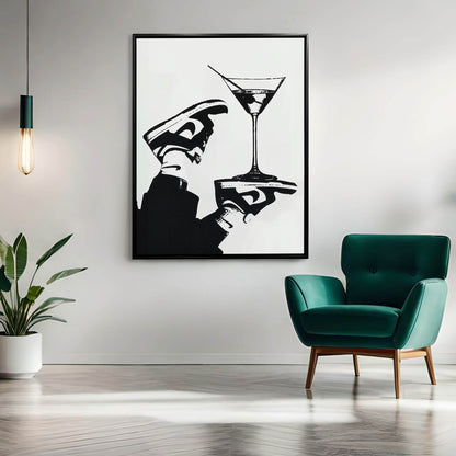 Art Mural - à l'envers - Imprimé sur toile - Décoration artistique