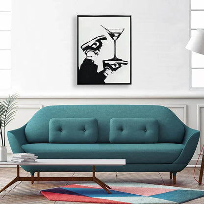 Art Mural - à l'envers - Imprimé sur toile - Décoration artistique