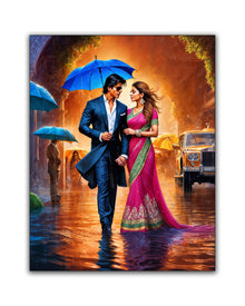 Art mural Bollywood, première partie : « Rencontre » -