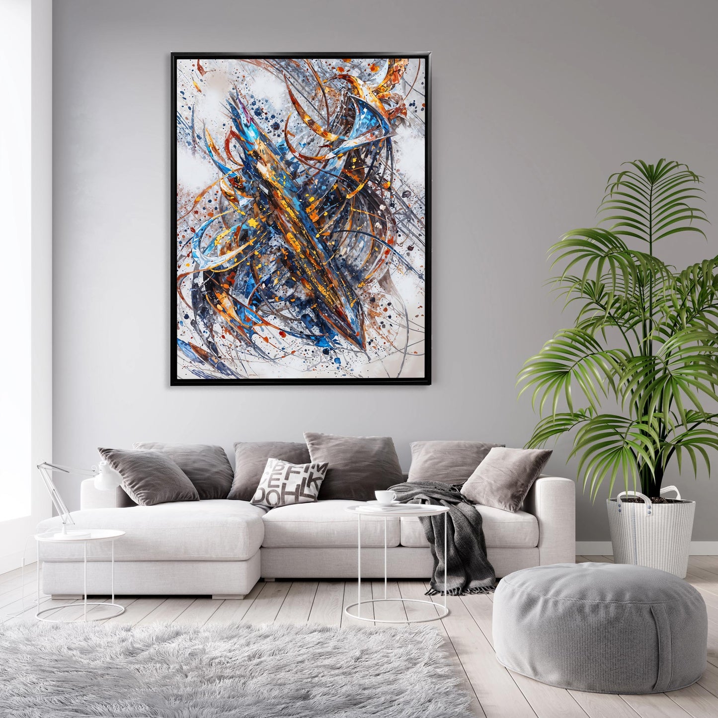 Art mural-Abstrait 2-Impression sur toile-Œuvre d'art