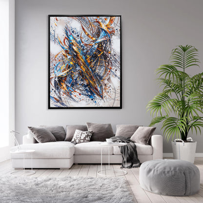 Art mural-Abstrait 2-Impression sur toile-Œuvre d'art