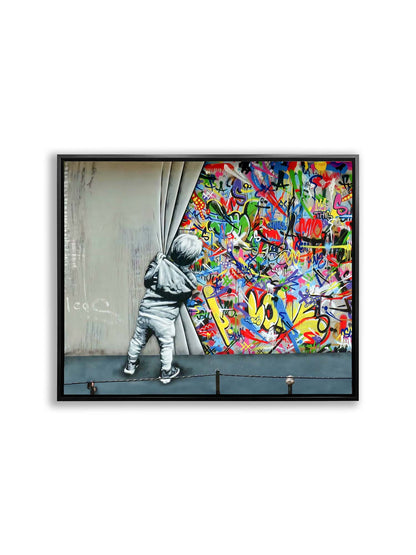 Art mural graffiti - Toile imprimée - Décoration artistique