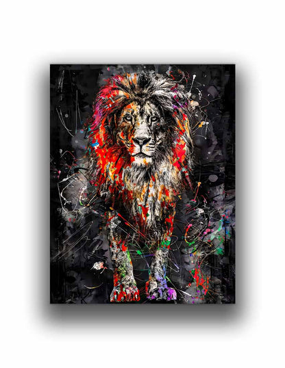 Impression sur toile d'art figuratif "Oncle Leo" 36" x 48"