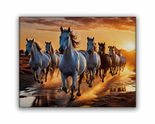 Art Mural Toile d'Art Moderne Chevaux Porte-bonheur 7