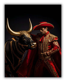 Décoration murale Torero 91 x 122 cm Toile d'art