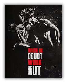 Décoration Murale Bodybuilding Inspiration II Toile d'art