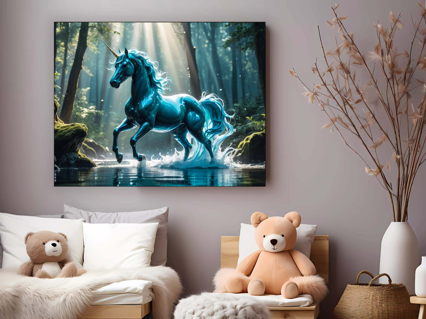 Licorne 48 po x 36 po