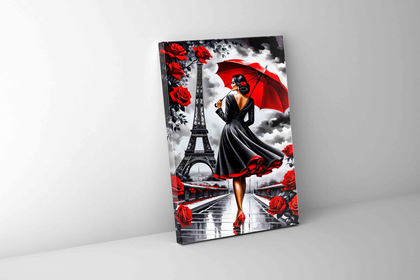 Paris Rouge/Noir 91,4 cm x 121,9 cm