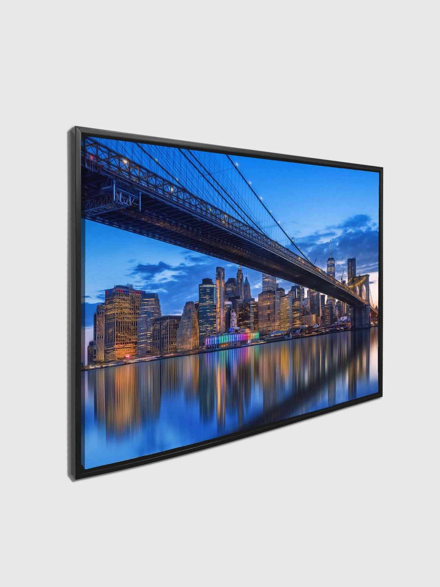 Décoration murale-Horizon stylisé du pont de New York-Impression sur toile