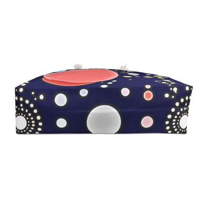 Sac de voyage à motif de bulles colorées | Galaxie de points abstraits, Grand sac fourre-tout